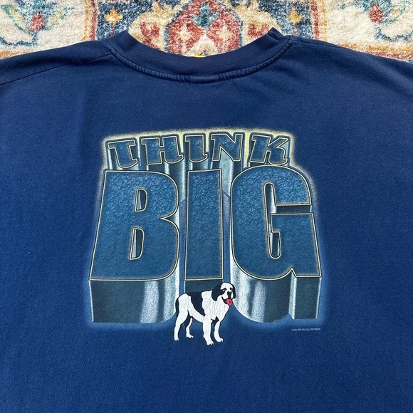 Vintage Big Dogs Think BIG T-shirt Size XXL - Picture 5 of 6